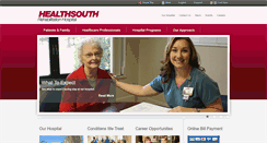 Desktop Screenshot of healthsouthkingsport.com